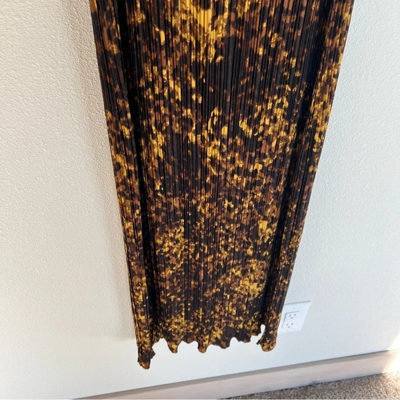 NWOT Rails Ami Tortoise Shell Print Plisse Pullover Slip Dress Casual Women’s XS - Picture 4 of 11